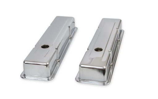 [MRG-9800] Mr Gasket 9800: Chrome Valve Covers SB-Chevy