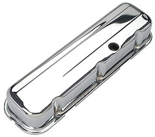[TRD-9235] Trans Dapt 9235: Chrome Plated Steel Valve Covers 1965-2000 Big Block Chevy 396-502 V8