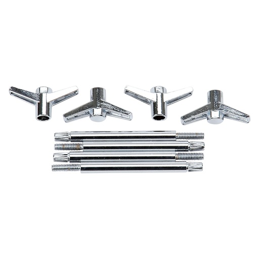 [EDL-4401] Edelbrock 4401: 2-Piece Wing Bolts with T-Top, Length of 4-1/4"