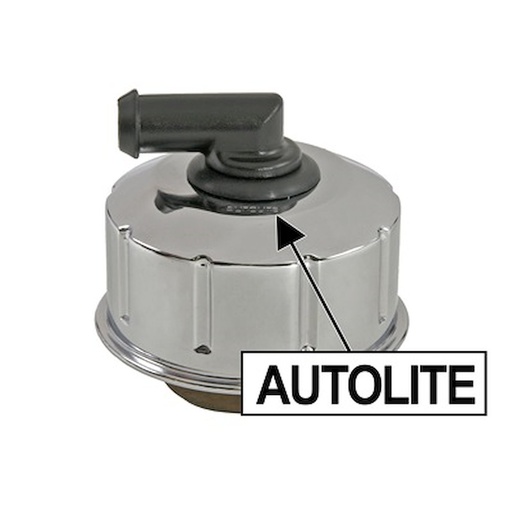 [SDK-C8AZ-6766-B] Scott Drake C8AZ-6766-B: C8AZ-6766-B Oil Cap Chrome Closed Emissions
