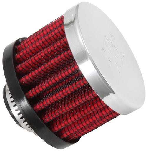 [KNN-62-1330] K&N 62-1330: 62-1330 Crankcase Vent Filter 0.5 in. Flange I.D.