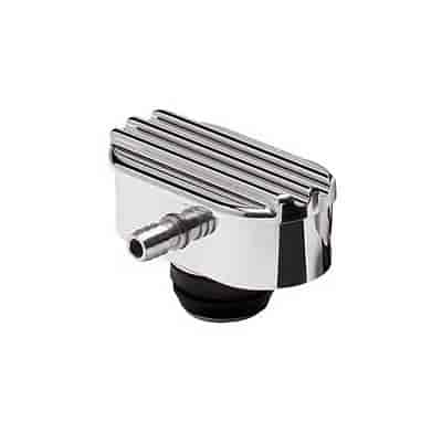 [BSP-21950] Billet Specialties 21950: Oval Valve Cover Breather Ribbed