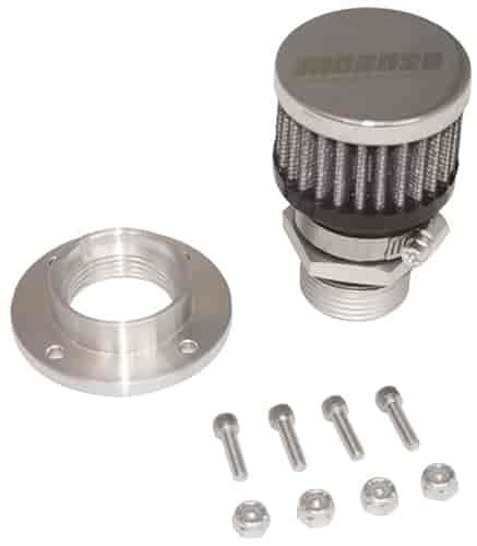 [MOR-68854] Moroso 68854: Valve Cover Breather Kit Universal Non-Weld Aluminum