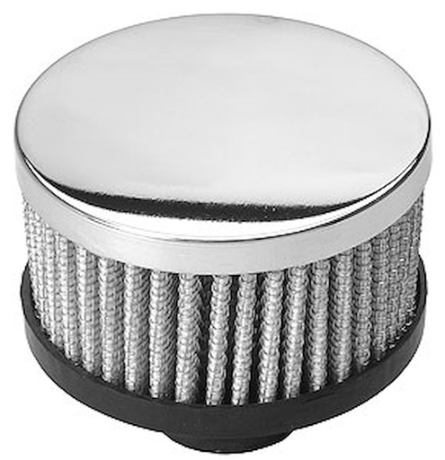 [TRD-6896] Trans Dapt 6896: Chrome Valve Cover Filter Breather Push-In