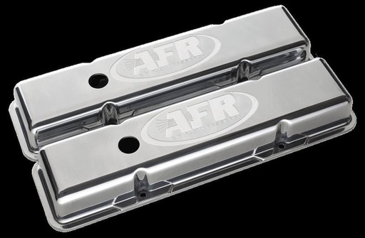 [AFR-6706] AFR - Airflow Research 6706: Cast Aluminum Standard Height Valve Covers for Small Block Chevy [Polished