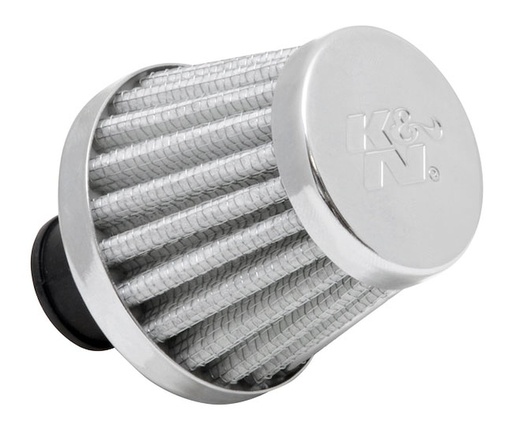 [KNN-62-1600WT] K&N 62-1600WT: 62-1600WT Crankcase Vent Filter w/Adapter .5 in. or .375 in. Flange I.D.