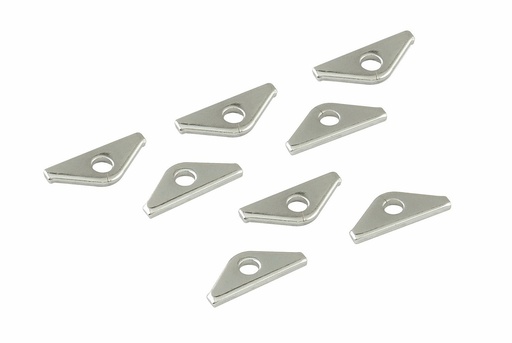 [MRG-9899] Mr Gasket 9899: Chrome Valve Cover Clamps Short Style (8/Pkg)