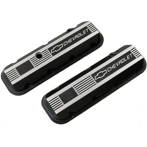 [NAL-12495488] Chevrolet Performance 12495488: Big Block Chevy Aluminum Valve Covers Chevrolet Bow Tie Logo