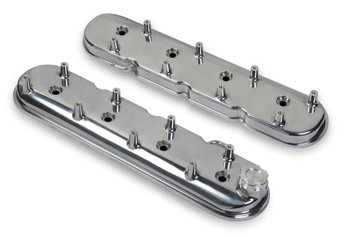 [HLY-241-90] Holley 241-90: 241-90 Aluminum LS Valve Covers Polished Finish
