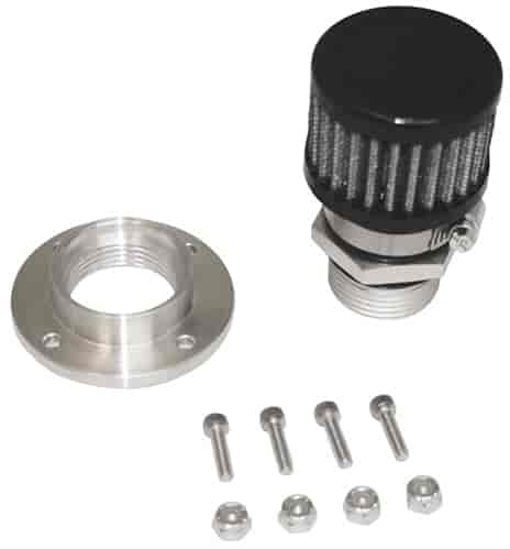 [MOR-68855] Moroso 68855: Valve Cover Breather Kit Universal Non-Weld Aluminum