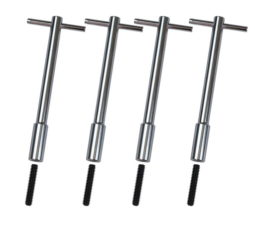 [MOR-68640] Moroso 68640: T-Bar Wing Nuts 1/4"