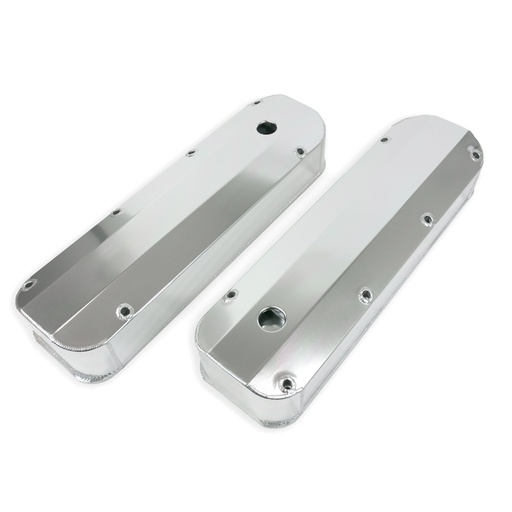 [TSN-JM8094-7CA] Top Street Performance JM8094-7CA: JM8094-7CA Valve Covers, Fab. Alum., Long Bolt w/ Holes BBF, Clear Anodized