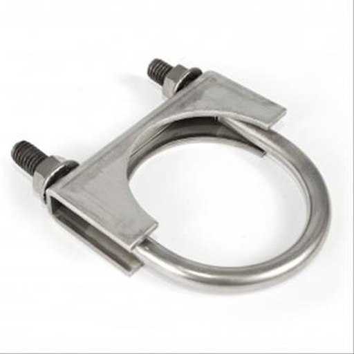 [STW-SSC250] Stainless Works SSC250: SSC250 Exhaust Clamp, Universal, 2-1/2" Saddle Clamp