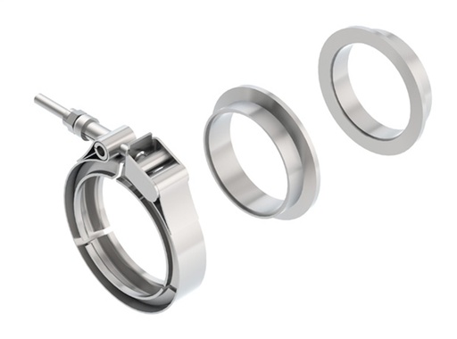 [BOR-18008] Borla 18008: 18008 Stainless Steel V-Band Clamp Universal Fit 2.5 in. T-304