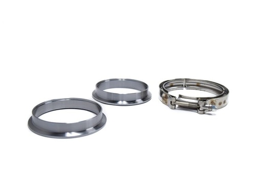 [BTC-BTR44661] Brian Tooley Racing BTR BTR44661: BTR44661 Mild-Steel V-Band Flange Kit 4 in. w/Clamp