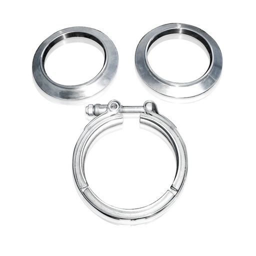 [STW-VBC4] Stainless Works VBC4: VBC4 Exhaust Clamp, Universal, 4" V-Band Kit