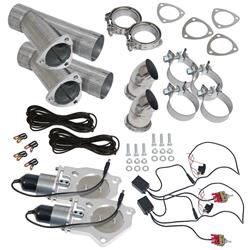 [SUM-670223-2] Summit Racing™ Complete Electric Exhaust Cutout Kits