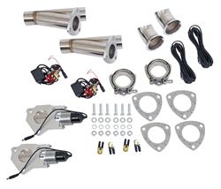 [SUM-670111-2] Summit Racing™ Complete Electric Exhaust Cutout Kits