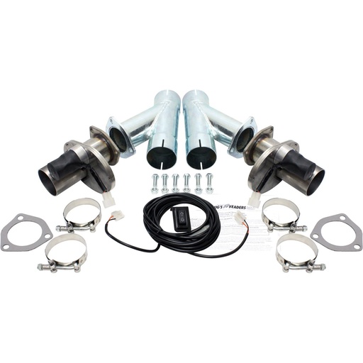 [DOU-DEC250AK] Doug's Headers DEC250AK: Electric Exhaust Cutout Kit 2.5" Tube Diameter