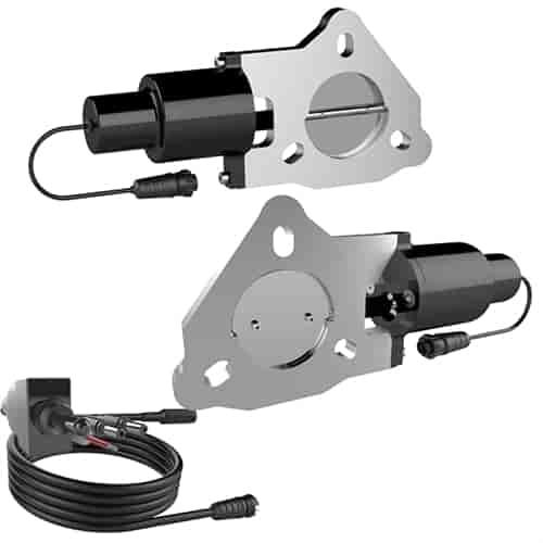 [QTP-QTEC45] Quick Time Performance QTEC45: Dual 2.250 in. Electric Cutout Valves