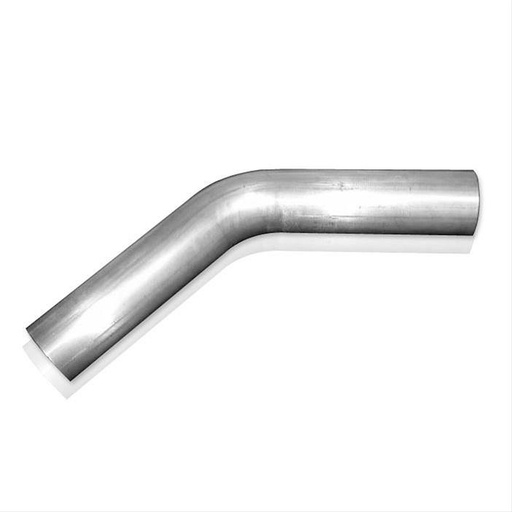 [STW-MB45250-H] Stainless Works MB45250-H: MB45250-H Exhaust Pipe, Universal, 2-1/2" 45 Degree Mandrel Bend .065 Wall