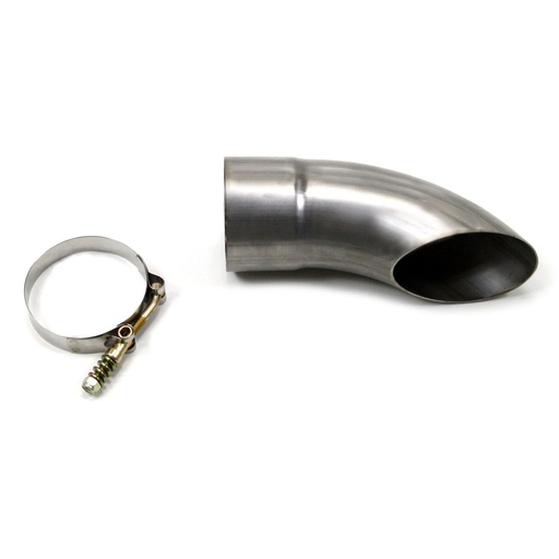 [DOU-DEC250ATD] Doug's Headers DEC250ATD: Electric Exhaust Cutout 2-1/2" Stainless Steel Turn Down