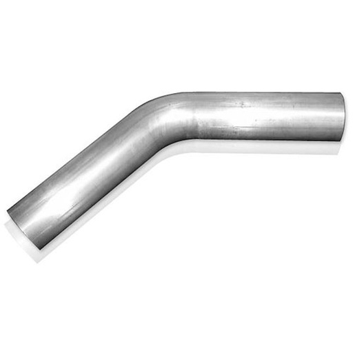 [STW-MB45300] Stainless Works MB45300: MB45300 Exhaust Pipe, Universal, 3" 45 Degree Mandrel Bend .049 Wall