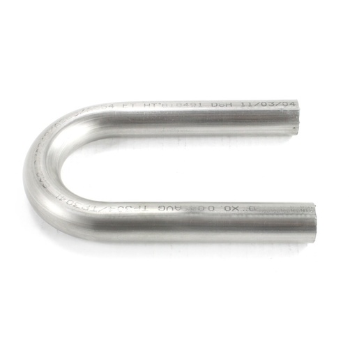 [PTE-H6925] Patriot Exhaust H6925: 304 Stainless Steel U-Bend 18 Gauge Exhaust Tubing