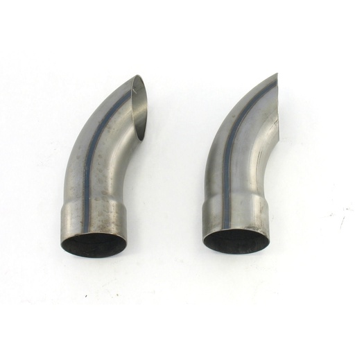 [PTE-H3813] Patriot Exhaust H3813: Side Tube Turnouts Without Muffler Uncoated