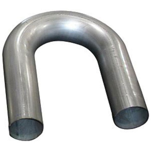 [STW-MB180300] Stainless Works MB180300: MB180300 Exhaust Pipe, Universal, 3" 180 Degree Mandrel Bend .049 Wall