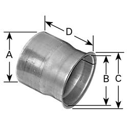 [APH-9706] AP Exhaust Pipe Flared Adapters