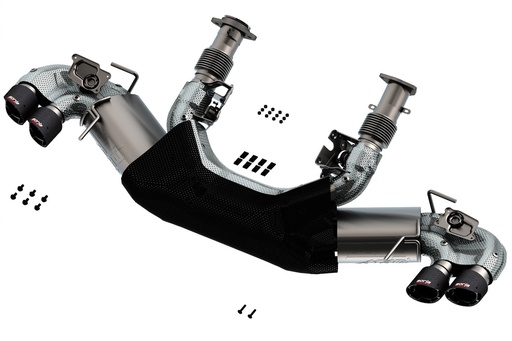 [BOR-140839CF] Borla 140839CF: 140839CF ATAK Cat-Back Exhaust System Fits Select Chevrolet Corvette C8 6.2L V8
