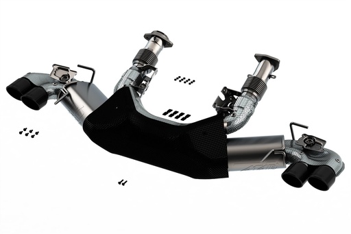 [BOR-140839BC] Borla 140839BC: 140839BC ATAK Cat-Back Exhaust System Fits Select Chevrolet Corvette C8 6.2L V8