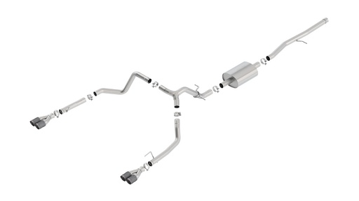 [BOR-140770CF] Borla Cat-Back Exhaust System S-Type Chevrolet Silverado 1500/ 2019-2026 GMC Sierra 1500 140770CF