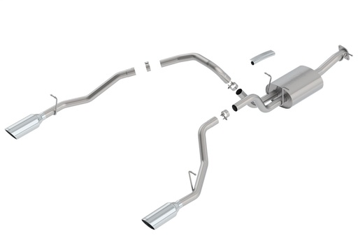 [BOR-140752] Borla 140752: Cat-Back Exhaust System 2019 Ram 1500 5.7L 2WD/4WD - Polished Tips - "S-Type" Muffler