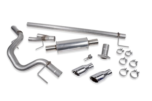 [RSP-422266] Roush Performance 422266: 422266 Cat-Back Exhaust System Fits Select Ford F-150 5.0L [Side-Exit, Polished Tips]