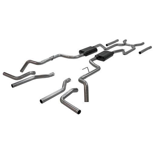 [FLO-817937] Flowmaster 817937: 817937 American Thunder Header-Back Exhaust System 1963-1966 GM C10/1000 Series Pickup Truck 2WD V8, Short and Long Bed