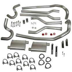 [SUM-680121-SS] Summit Racing™ Header-Back Dual Exhaust Systems