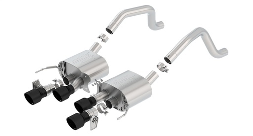 [BOR-11903CB] Borla 11903CB: 11903CB ATAK Axle-Back Exhaust System for 2015–2019 Chevrolet Corvette Z06, Grand Sport 6.2L V8