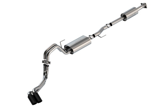 [BOR-140873BC] Borla 140873BC: 140873BC Touring Cat-Back Exhaust System Fits Select Ford F-150 5.0L V8