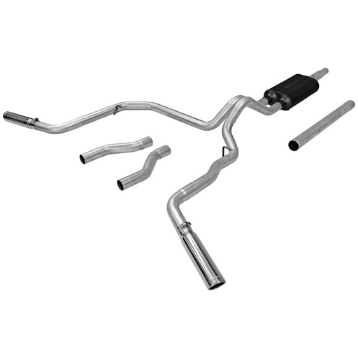 [FLO-17471] Flowmaster 17471: 17471 American Thunder Cat-Back Exhaust System 1987-1996 Ford F-150 4.9L V6/5.8L V8