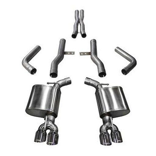 [CSE-14989] Corsa 14989: Xtreme Cat-Back Exhaust System 2015-2019 Dodge Challenger SRT, RT SCAT PACK & Hellcat 6.4L