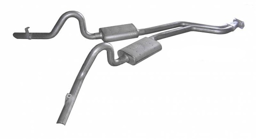 [PYE-SGG51R] Pypes Performance Exhaust SGG51R: SGG51R Race-Pro Converter-Back Exhaust System for 1978-1988 GM G-Body