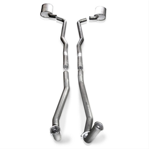 [STW-V6814100S] Stainless Works V6814100S: V6814100S Manifold-Back Exhaust System 1968-69 BB Corvette