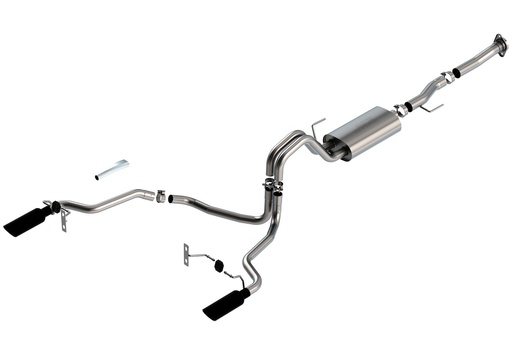 [BOR-140868BC] Borla 140868BC: 140868BC S-Type Cat-Back Exhaust System Fits Select Ford F-150 5.0L V8