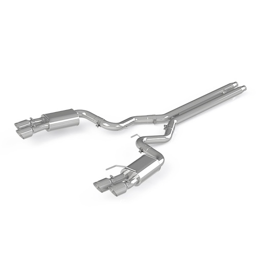 [MBR-S7205AL] MBRP S7205AL: 3" CAT BACK QUAD ALUM