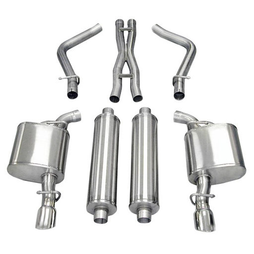 [CSE-14439] Corsa 14439: Xtreme Cat-Back Exhaust System 2005-2010 Dodge Charger RT, Magnum RT & Chrysler 300 5.7L