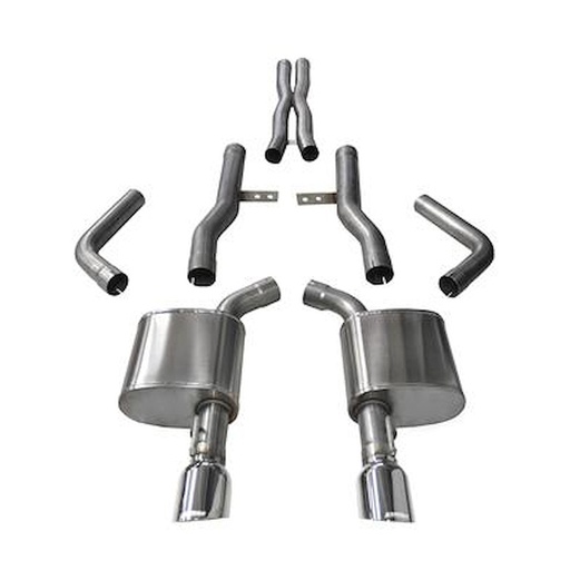 [CSE-14996] Corsa 14996: Xtreme Cat-Back Exhaust System 2015-2018 Dodge Charger SRT, RT SCAT PACK & Hellcat 6.4L