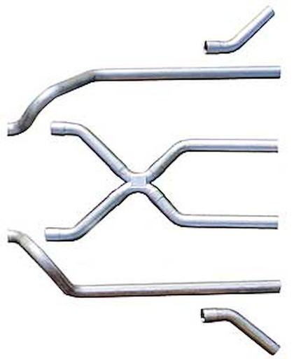 [PYE-SGC10] Pypes Performance Exhaust SGC10: No-Muffler Exhaust System 1955-57 Chevy