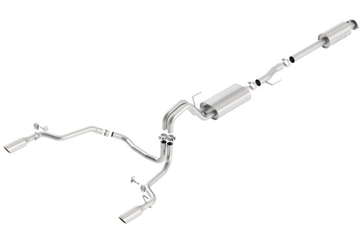 [BOR-140615] Borla 140615: Cat-Back Exhaust System 2015-2020 F-150 2.7L/3.3L/3.5L/5.0L